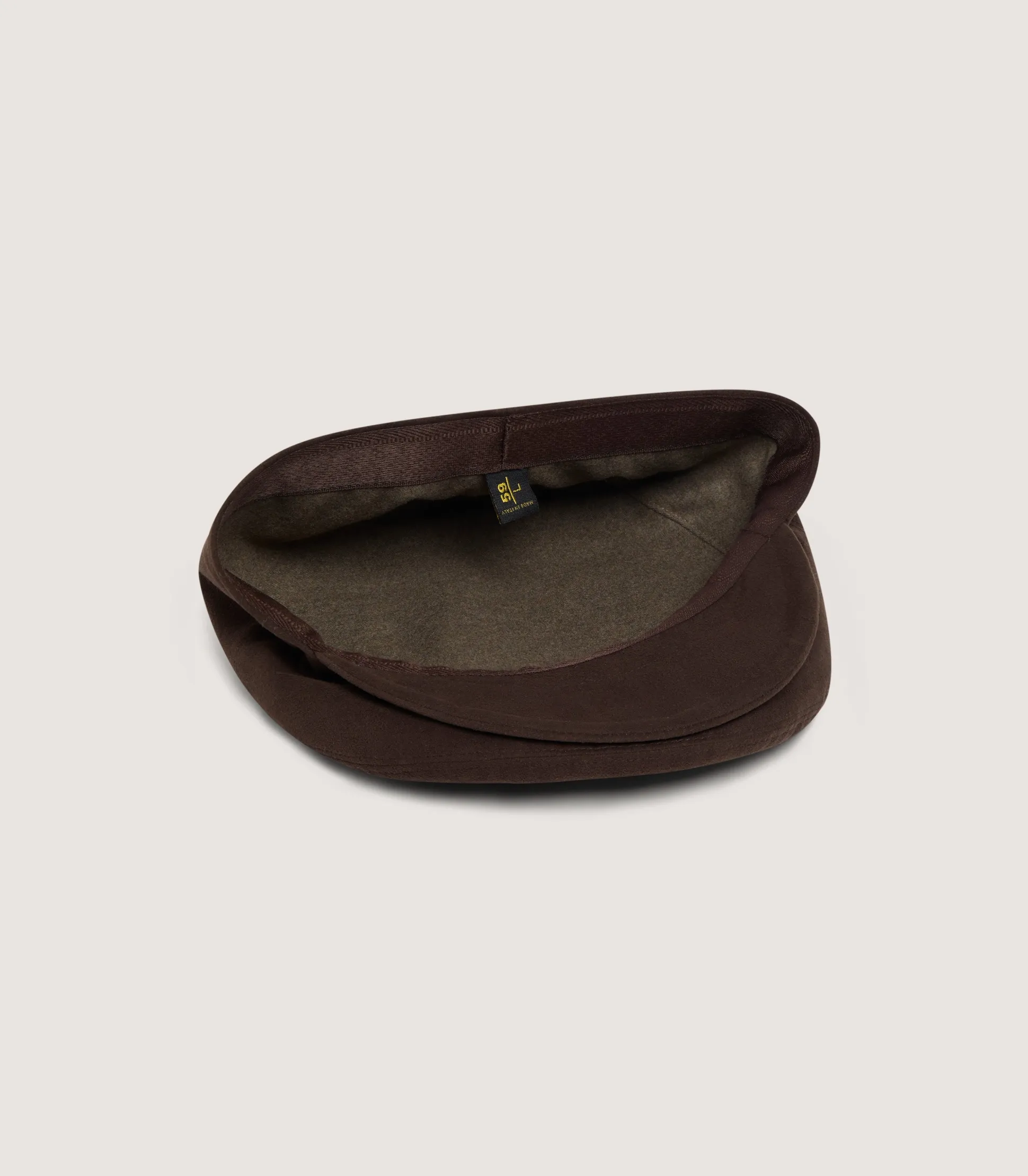 Unisex Litton Alcantara Cap in Dark Brown