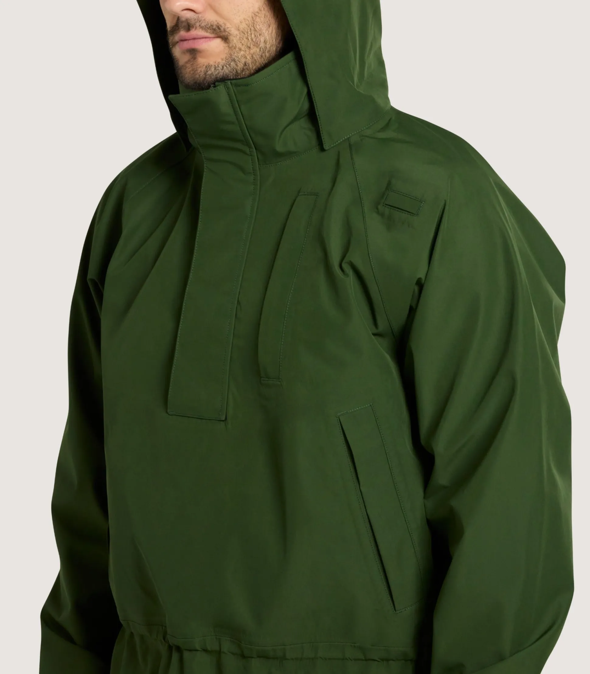 Unisex Technical Atholl Smock In Rifle Green