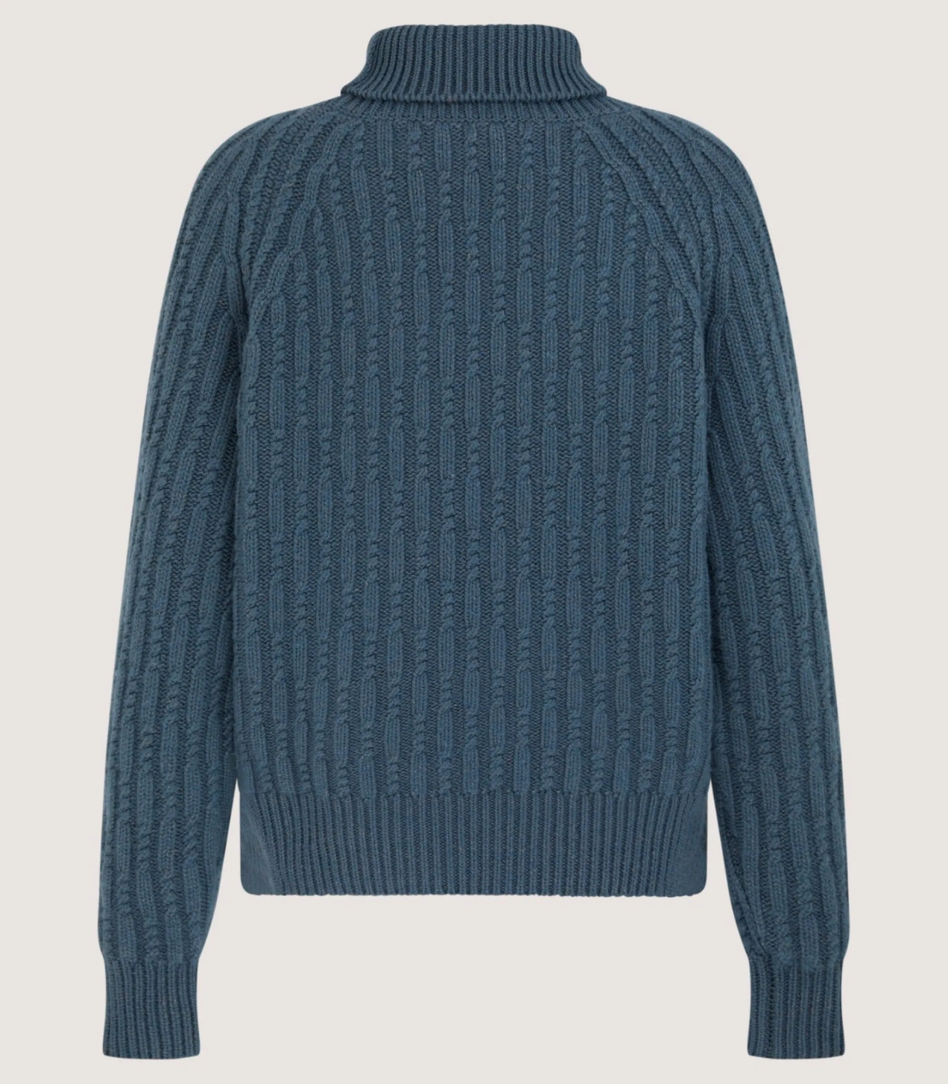 Women's Annabel Roll Neck in Canvas Blue