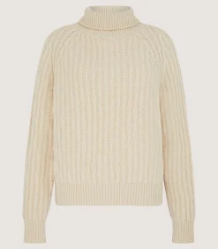 Women's Annabel Roll Neck in Ivory