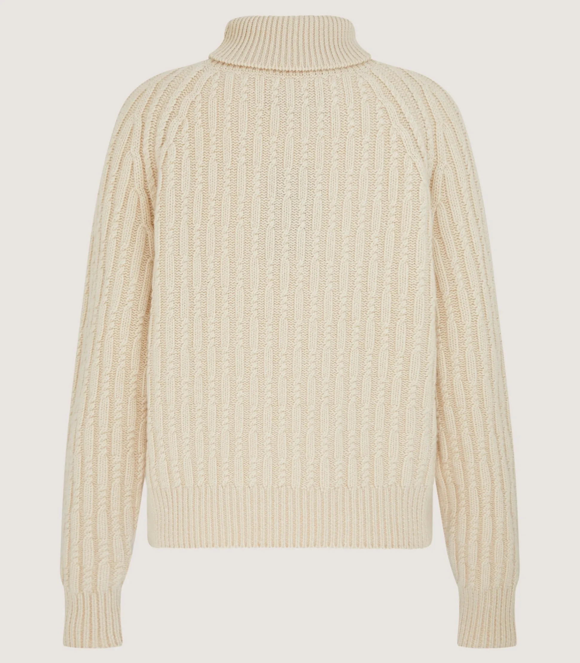 Women's Annabel Roll Neck in Ivory