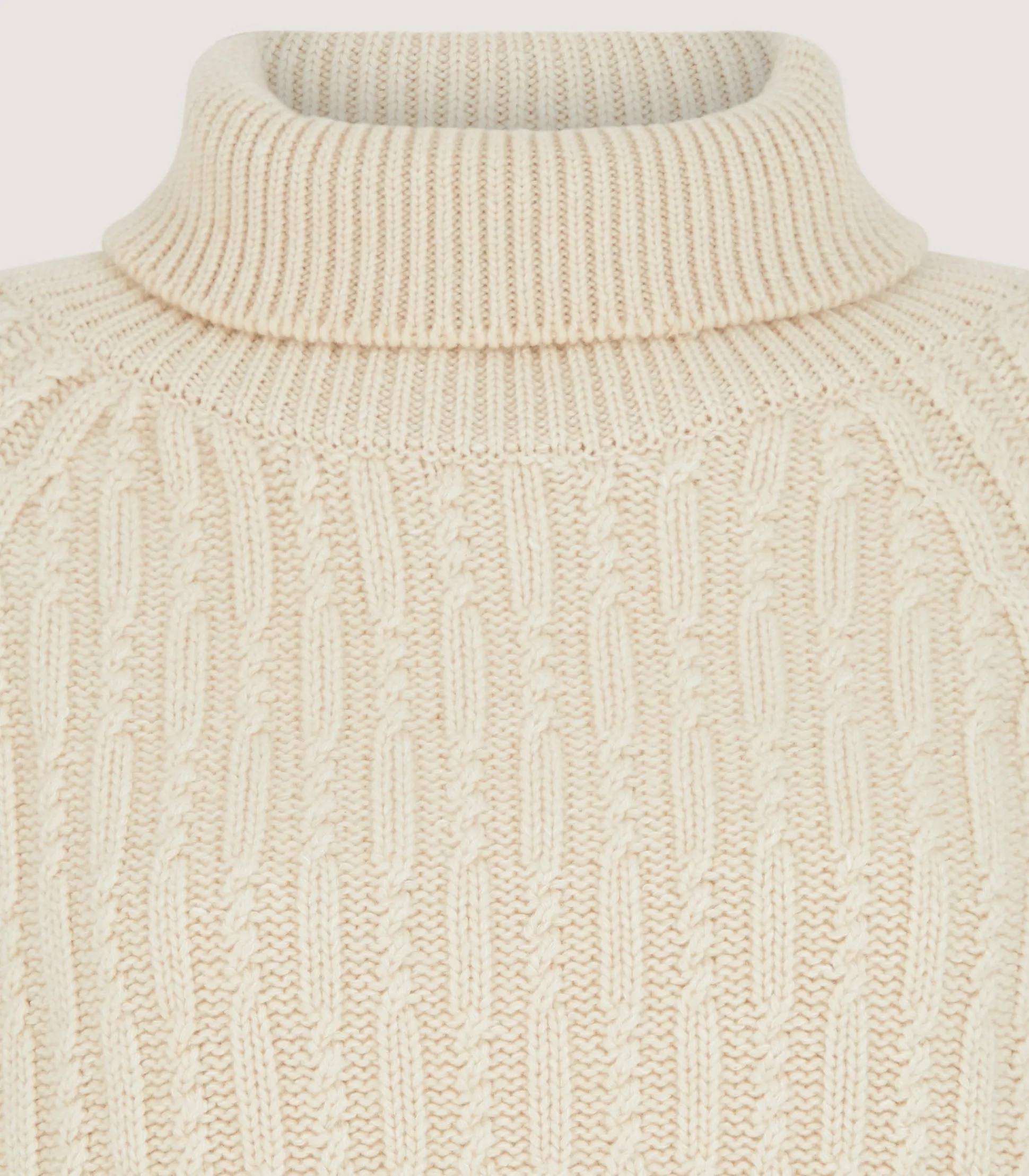 Women's Annabel Roll Neck in Ivory