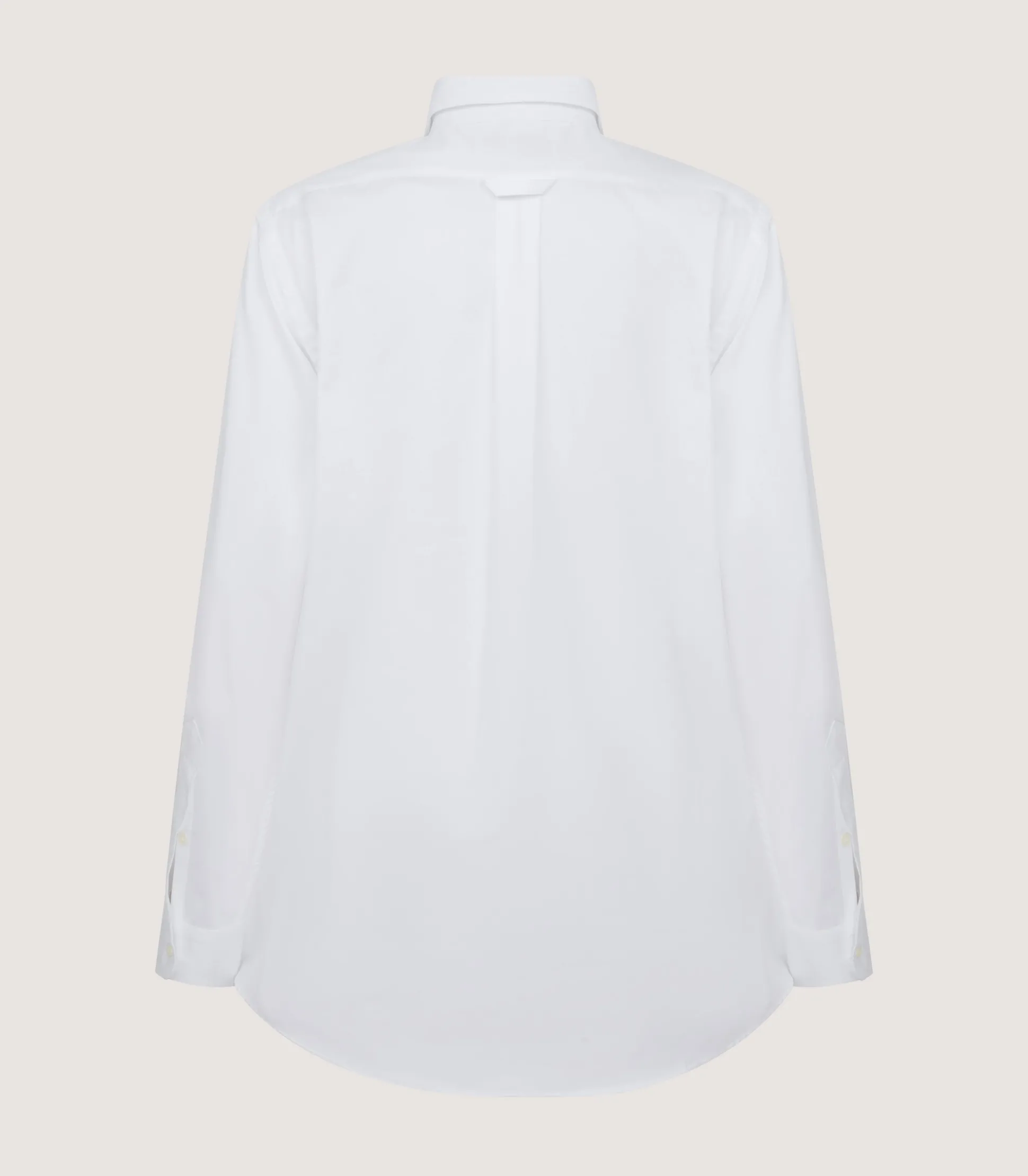 Women's Button Down Signature Cotton Twill Shirt In White