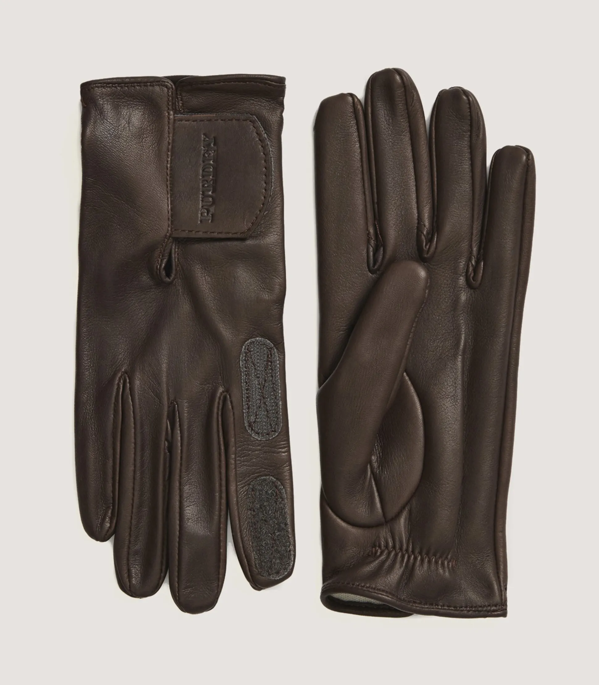 Women's Cape Leather Sporting Glove - Velcro Cuff In Brown