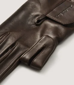Women's Cape Leather Sporting Glove - Velcro Cuff In Brown