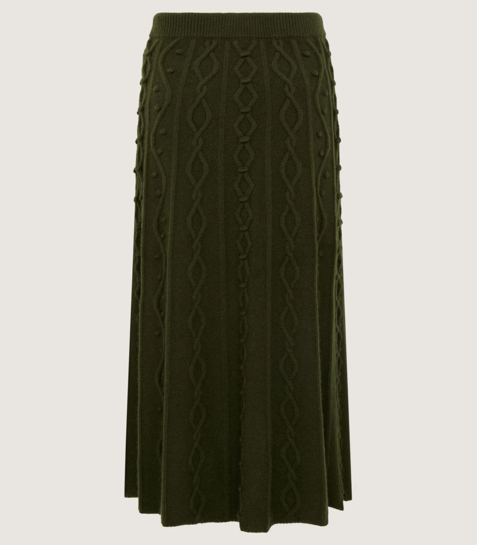 Women's Cashmere Aran Skirt