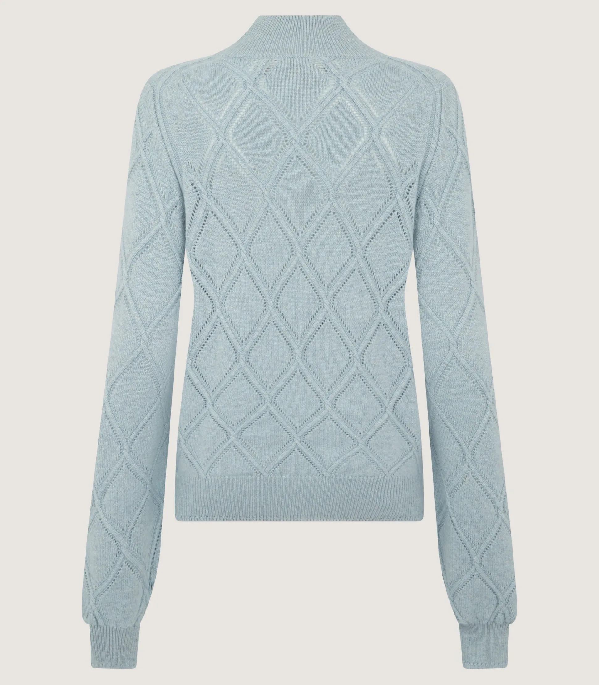 Women's Cashmere Cable Sweater In Pine Green