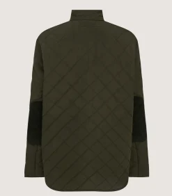 Women's Dark Olive Quilted Purdey Jacket
