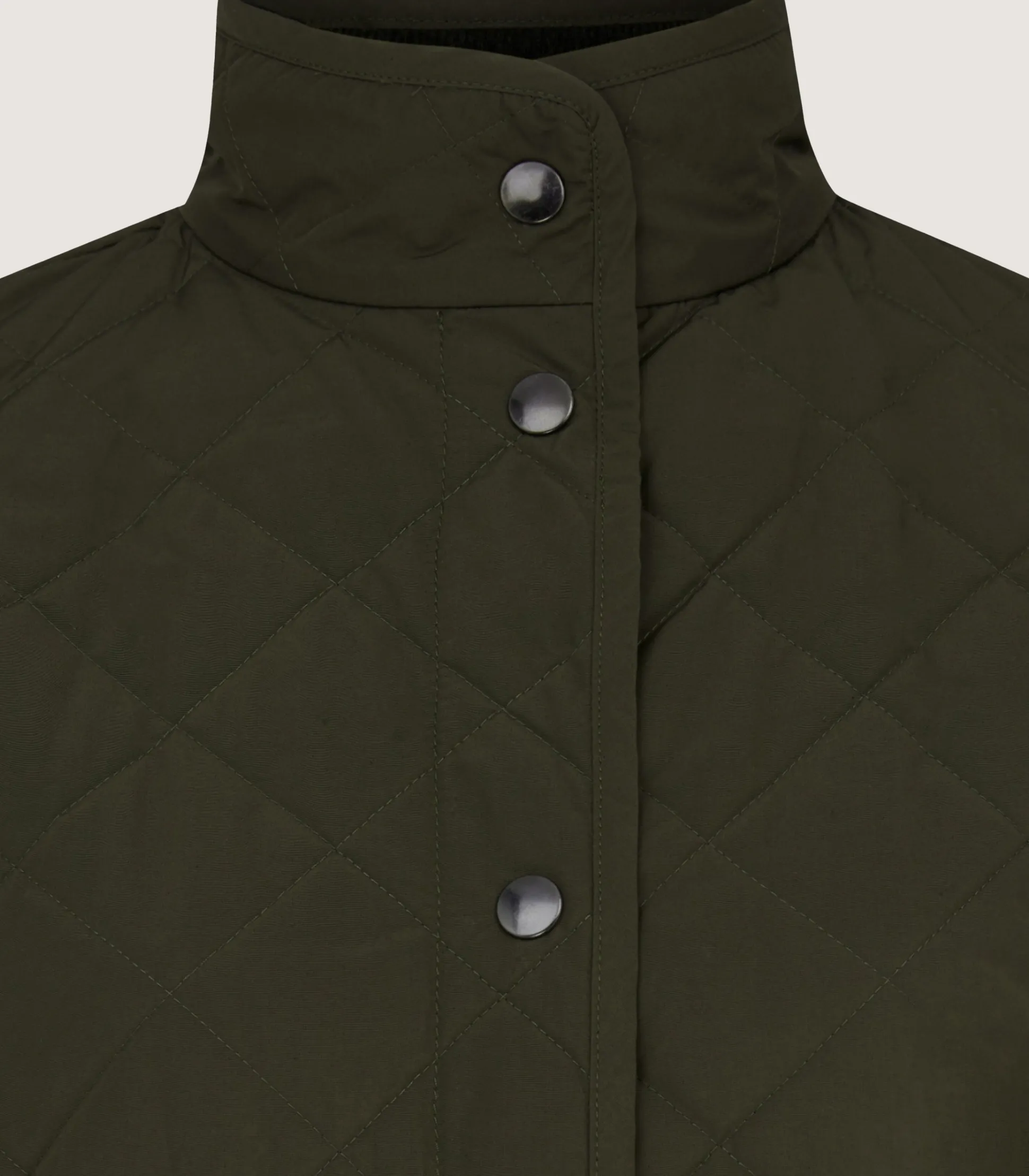 Women's Dark Olive Quilted Purdey Jacket