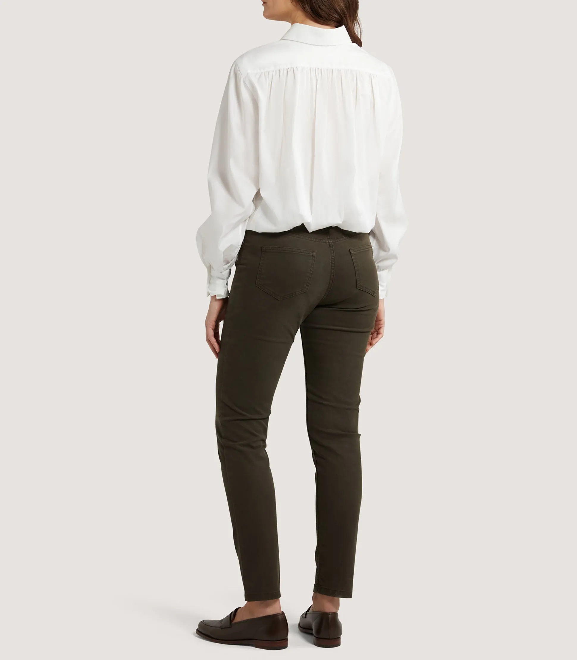 Women's Five Pocket Trouser in Loden
