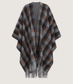 Women's Gun Club Check Reversible Poncho