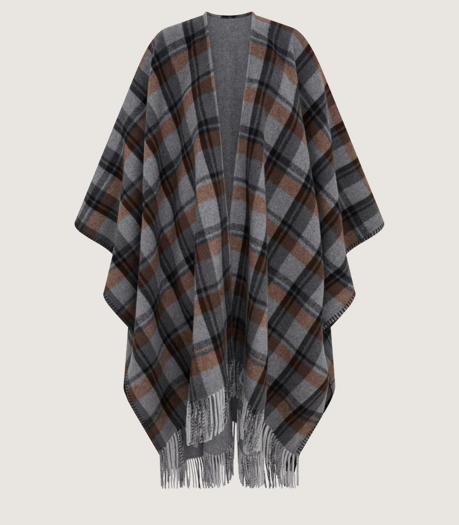 Women's Gun Club Check Reversible Poncho