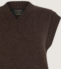 Women's Islay British Outdoor Vest in Walnut