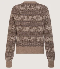 Women's Kirkstone Cashmere Fairisle Jumper in Antler