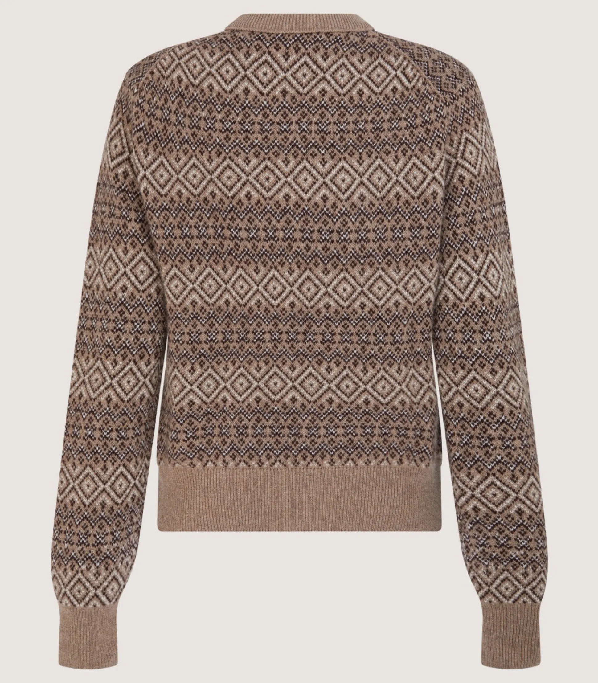 Women's Kirkstone Cashmere Fairisle Jumper in Antler