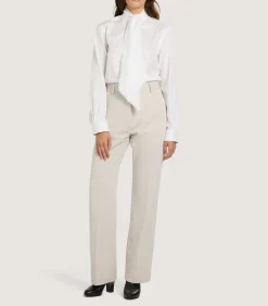Women's Lace Stand Collar Shirt