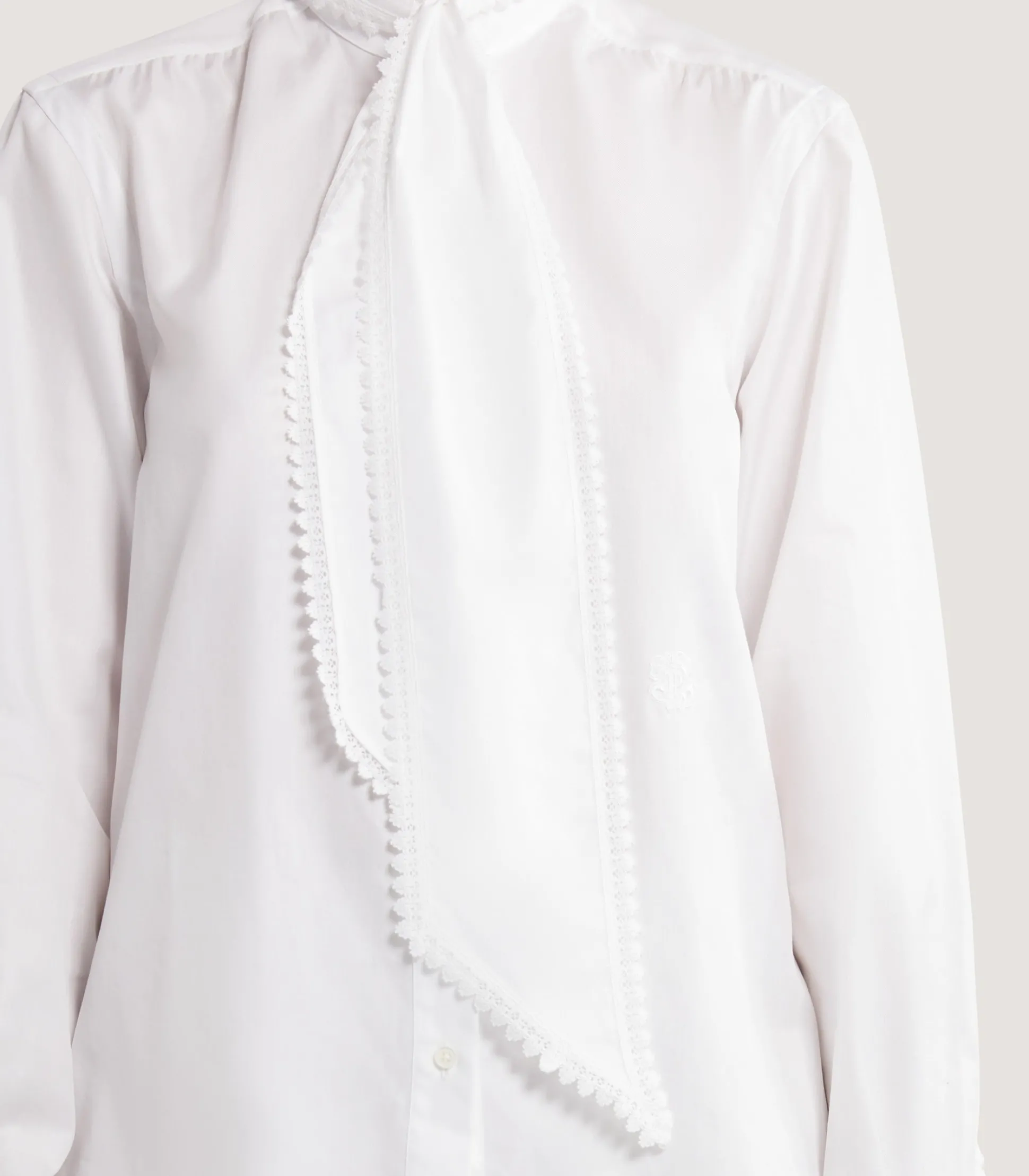 Women's Lace Stand Collar Shirt