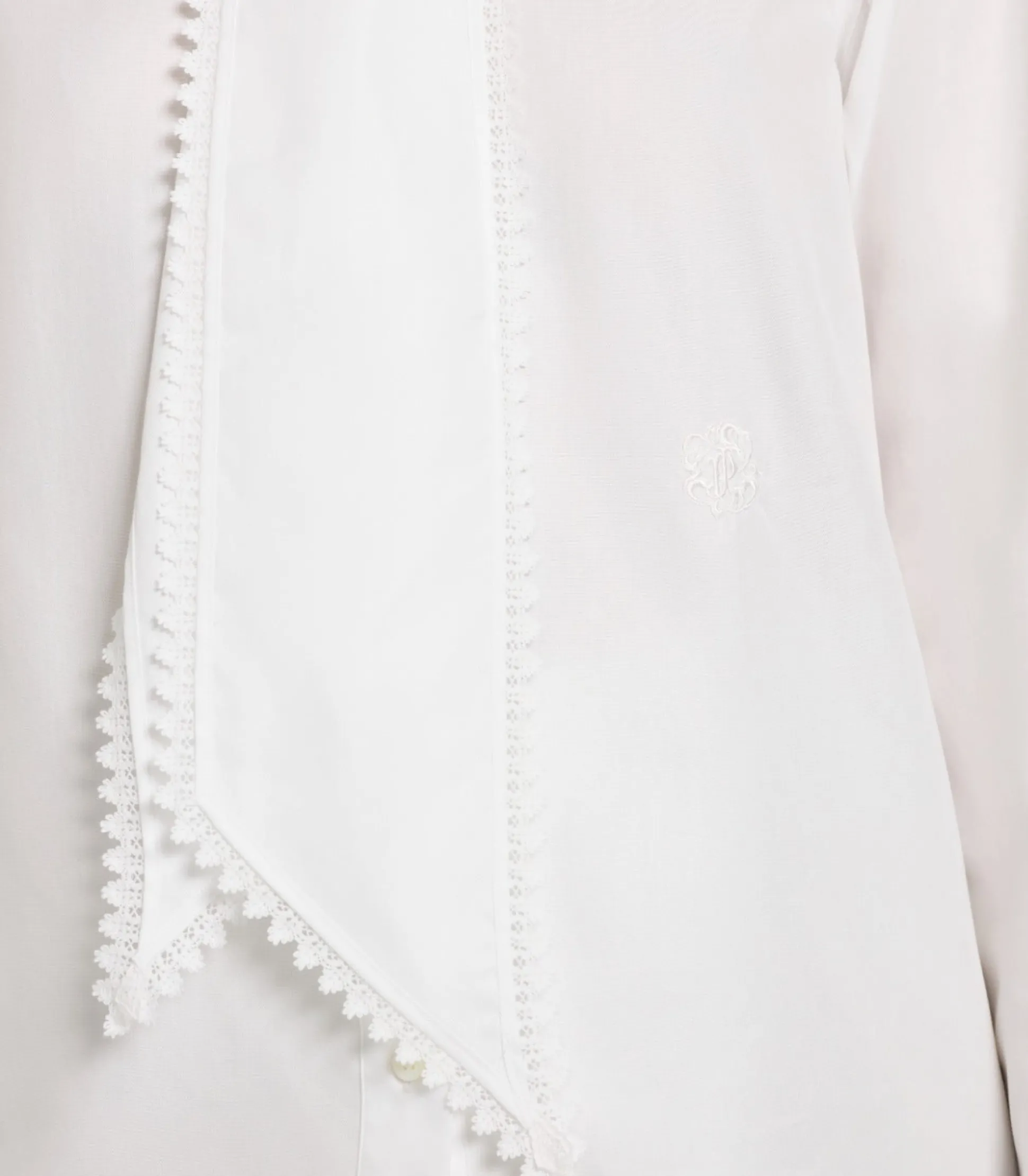 Women's Lace Stand Collar Shirt