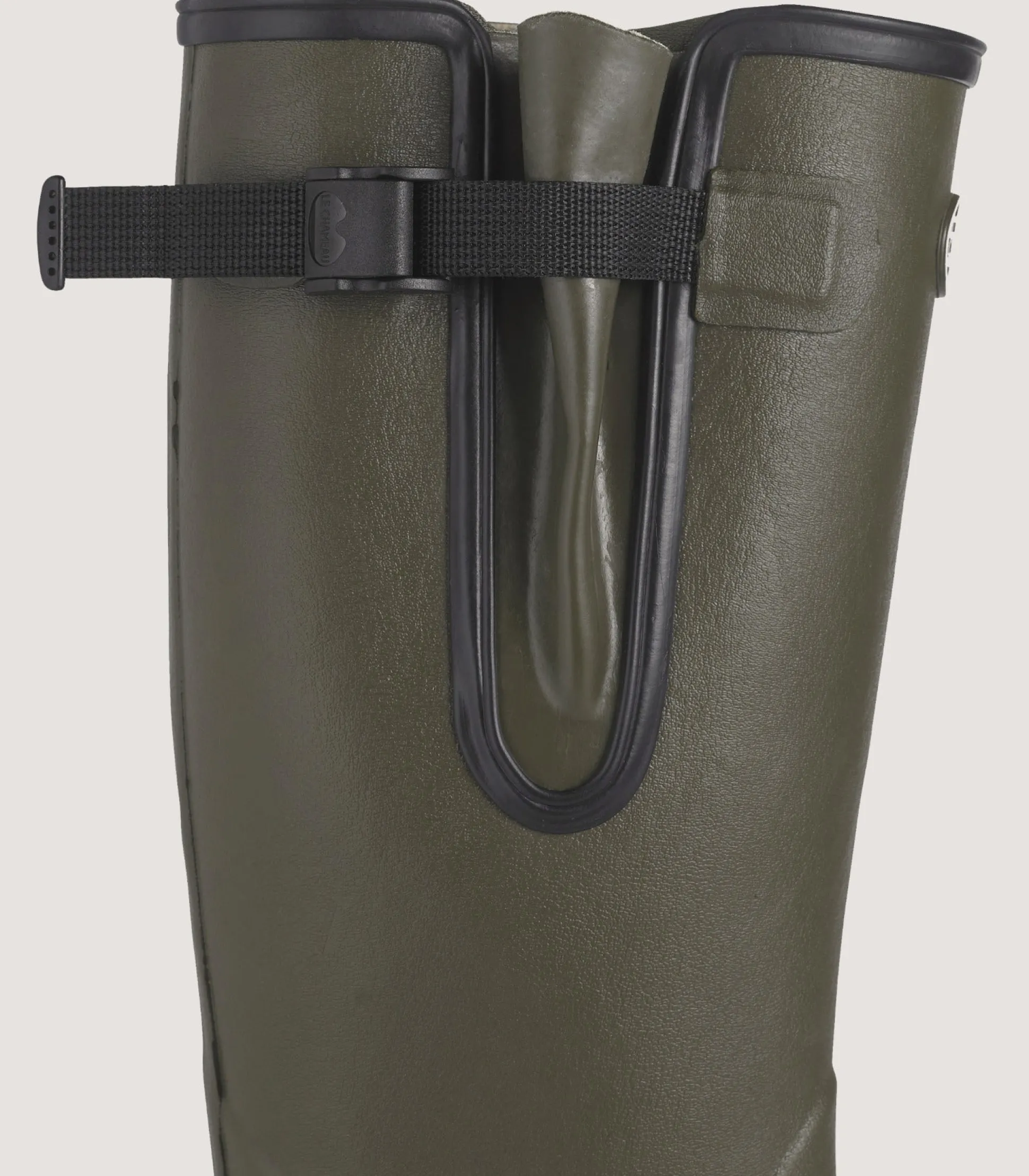 Women's Le Chameau Vierzon Jersey Boot In Forest Green