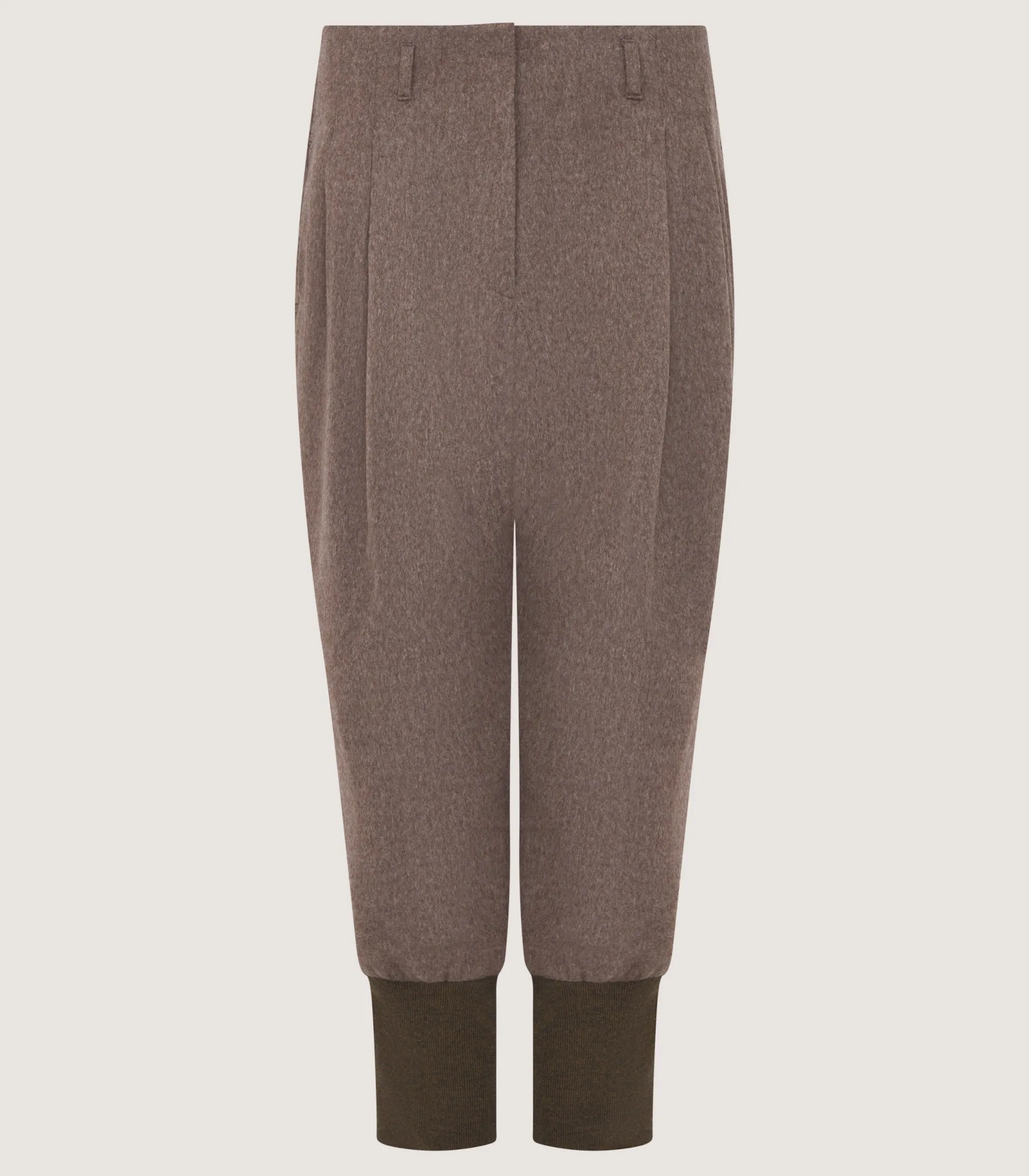 Women's Loden Two Pleat Breek with Storm Cuff in Taupe