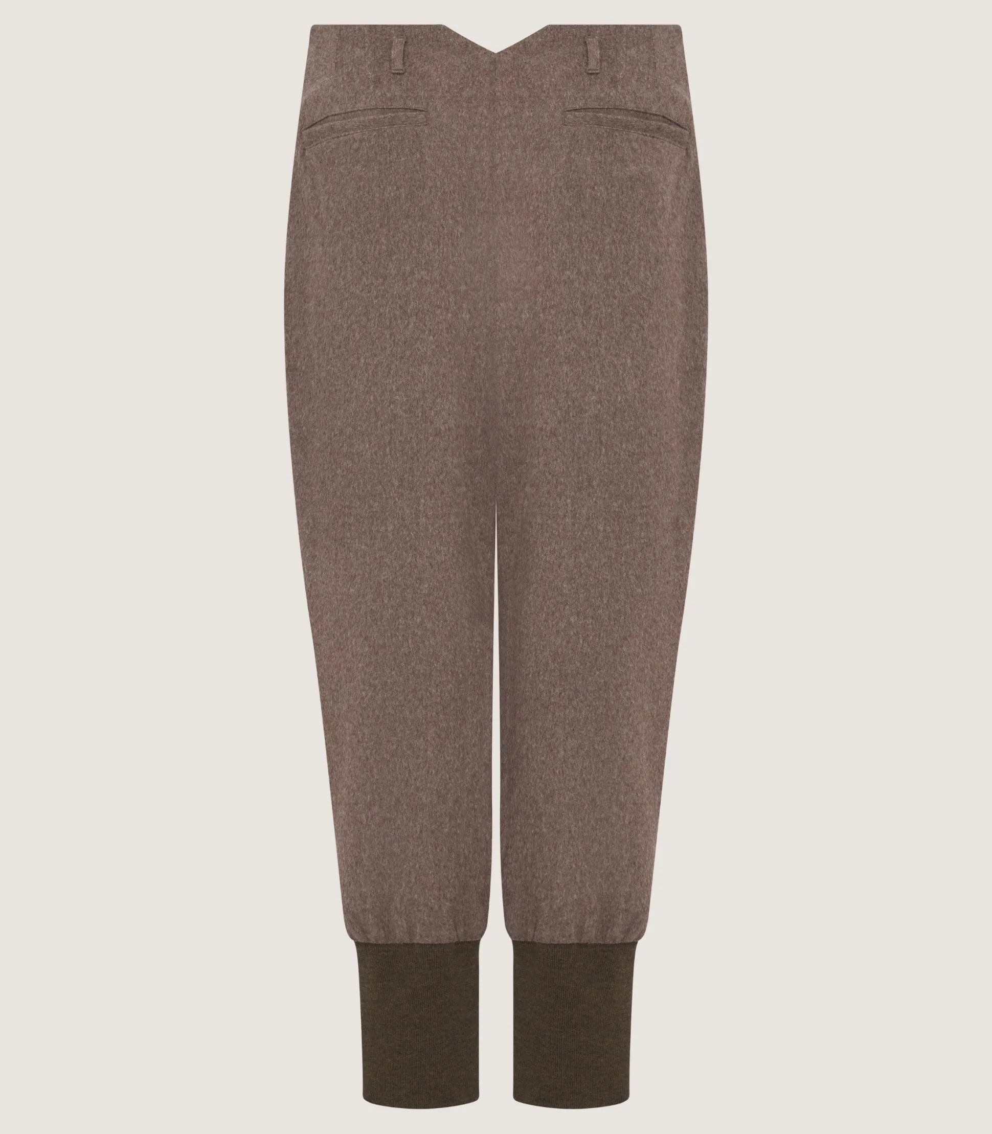 Women's Loden Two Pleat Breek with Storm Cuff in Taupe