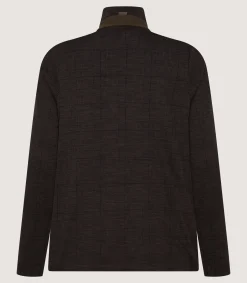 Women's Merino Tech Jersey Jacket in Bark