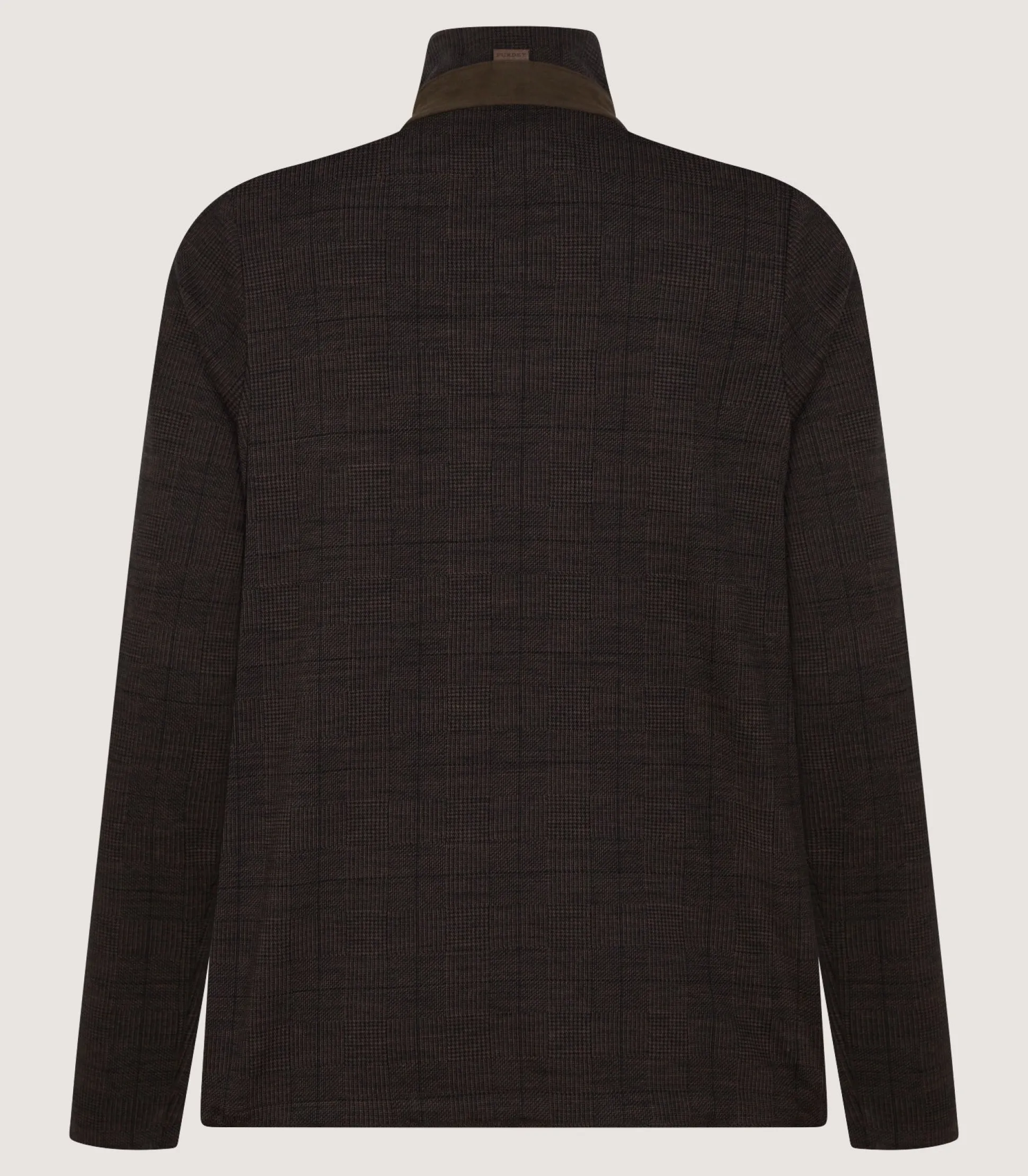 Women's Merino Tech Jersey Jacket in Bark