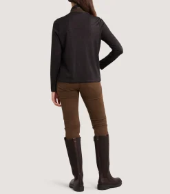 Women's Merino Tech Jersey Jacket in Bark