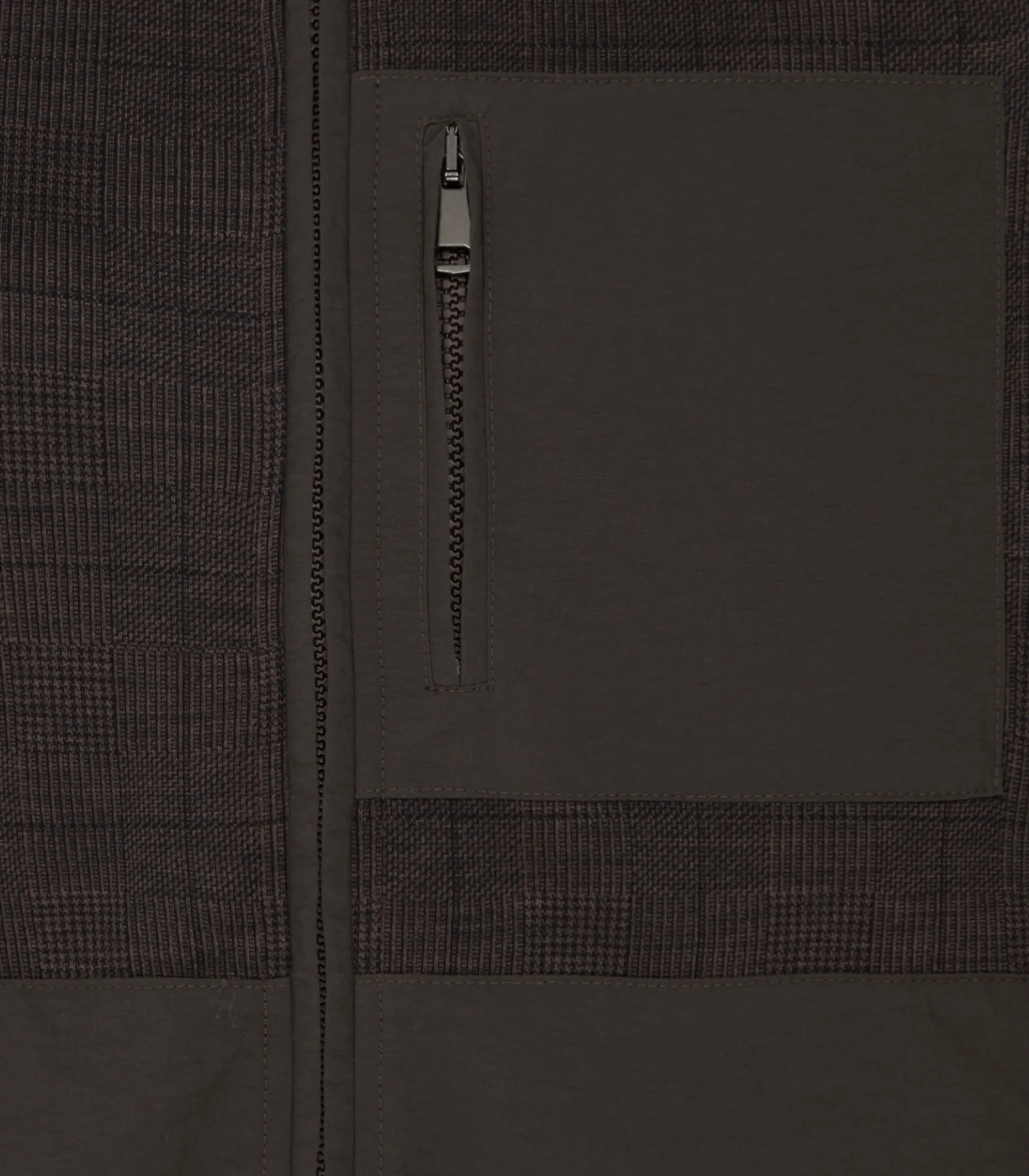 Women's Merino Tech Jersey Jacket in Bark