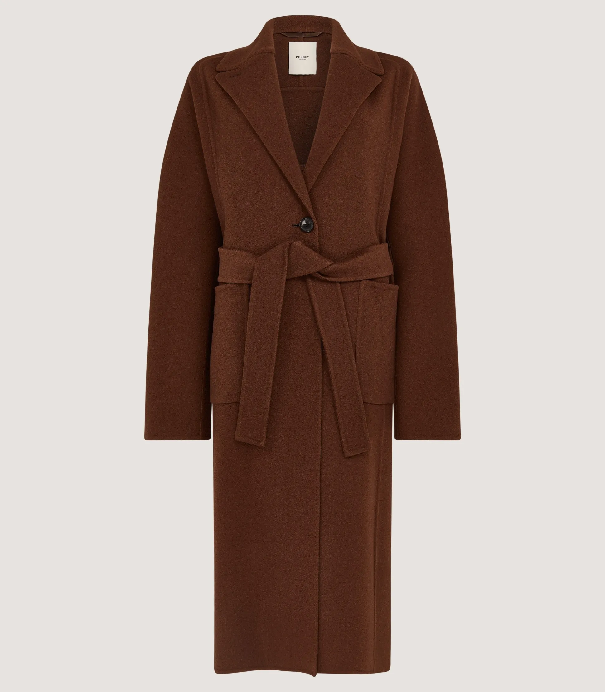 Women's Portman Coat In Dark Umber