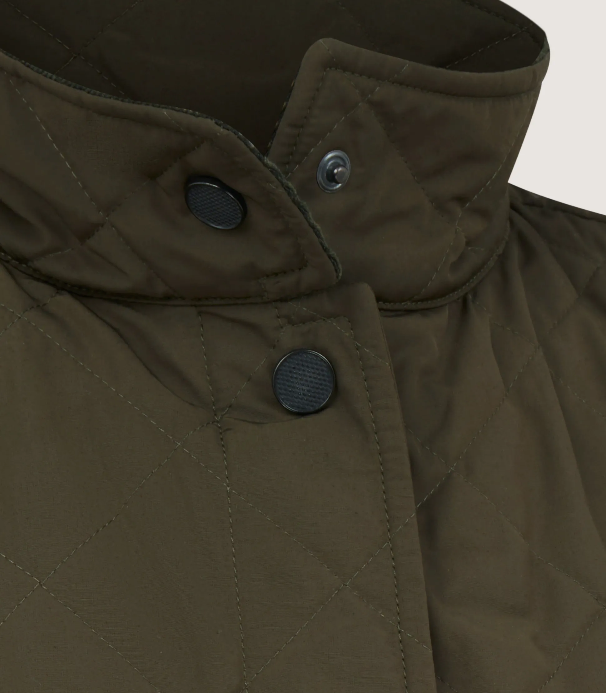 Women's Quilted Purdey Gilet in Dark Olive