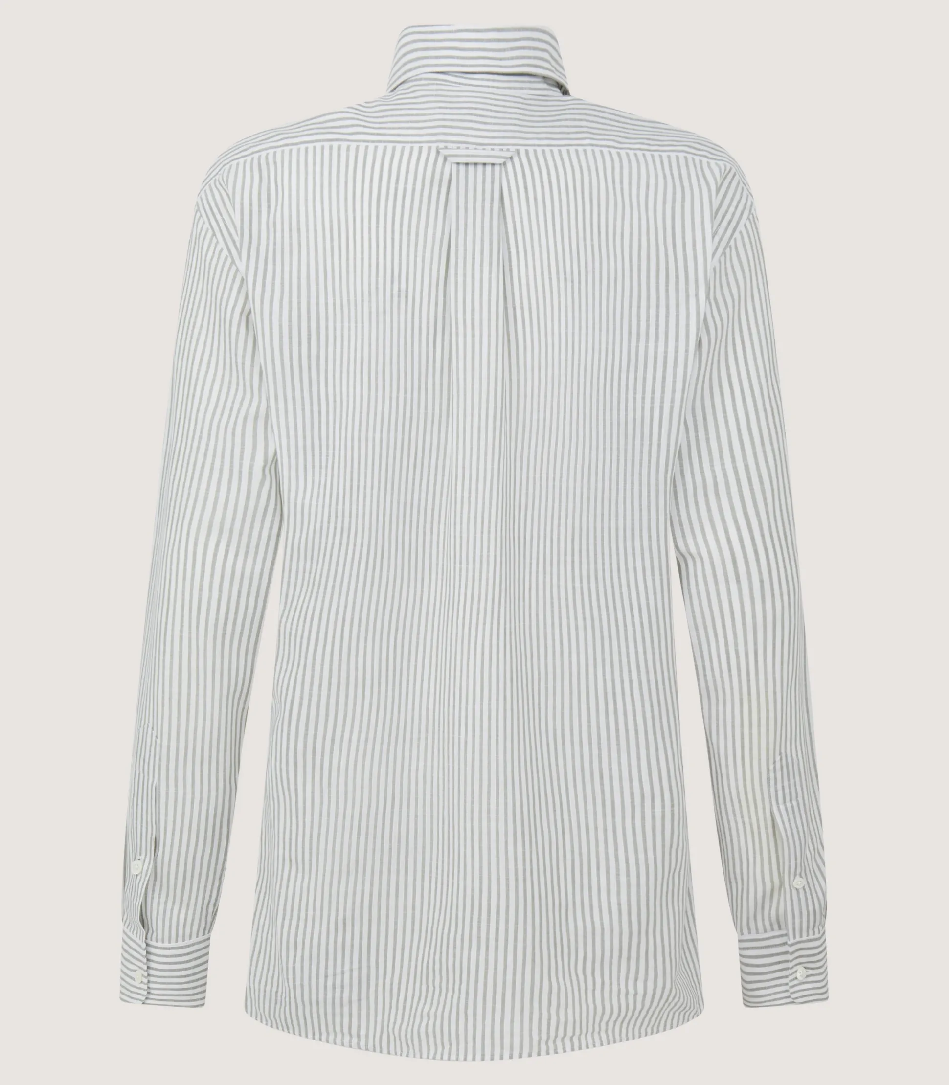 Women's Sage Cotton Linen Button Down Shirt