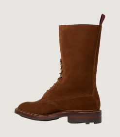 Women's Suede Twin Strap Boot With Ridgeway Sole