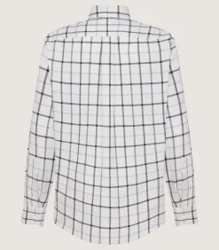 Women's Summer Sporting Windowpane Shirt In Blue