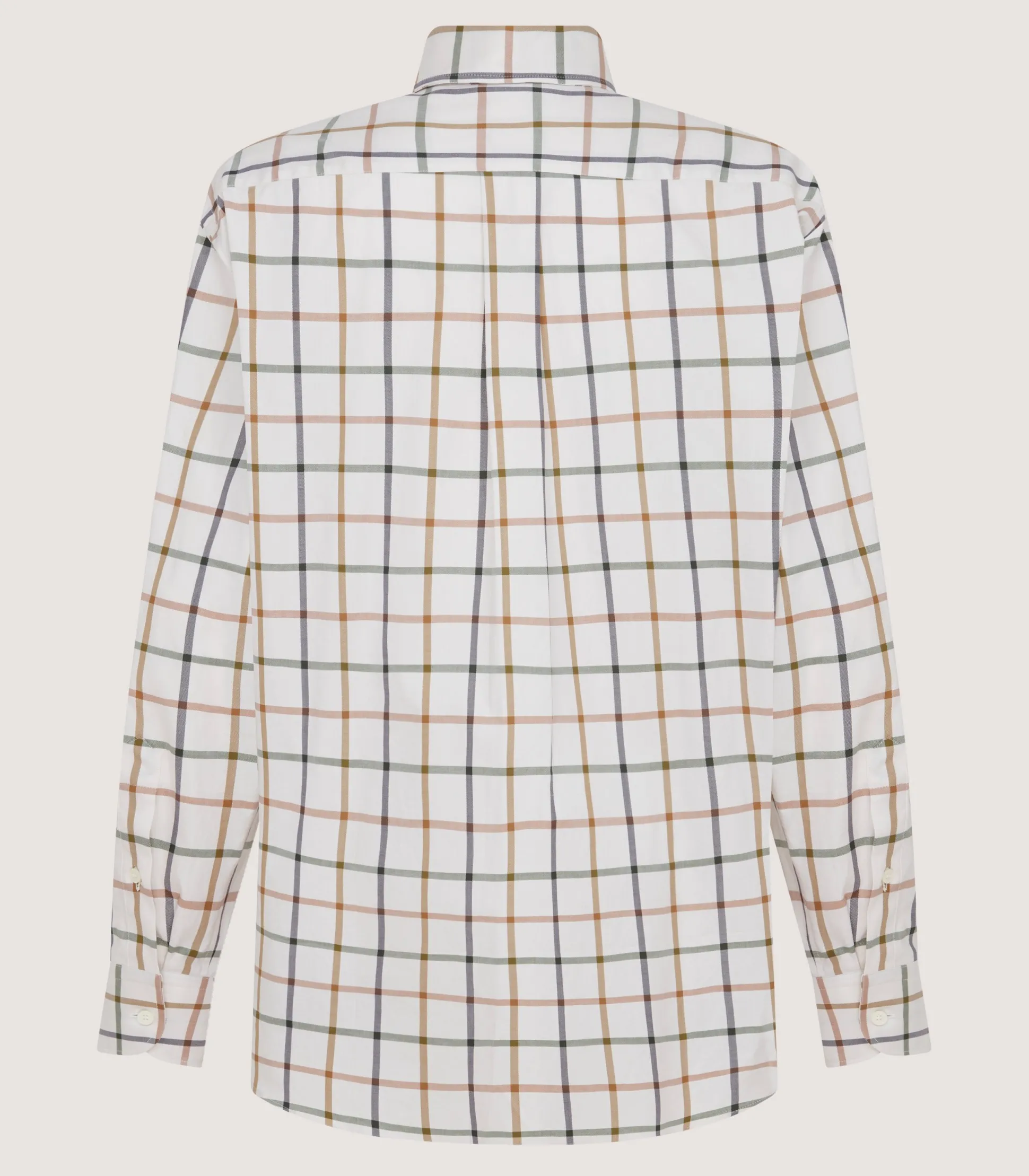 Women's Summer Sporting Windowpane Shirt In Green