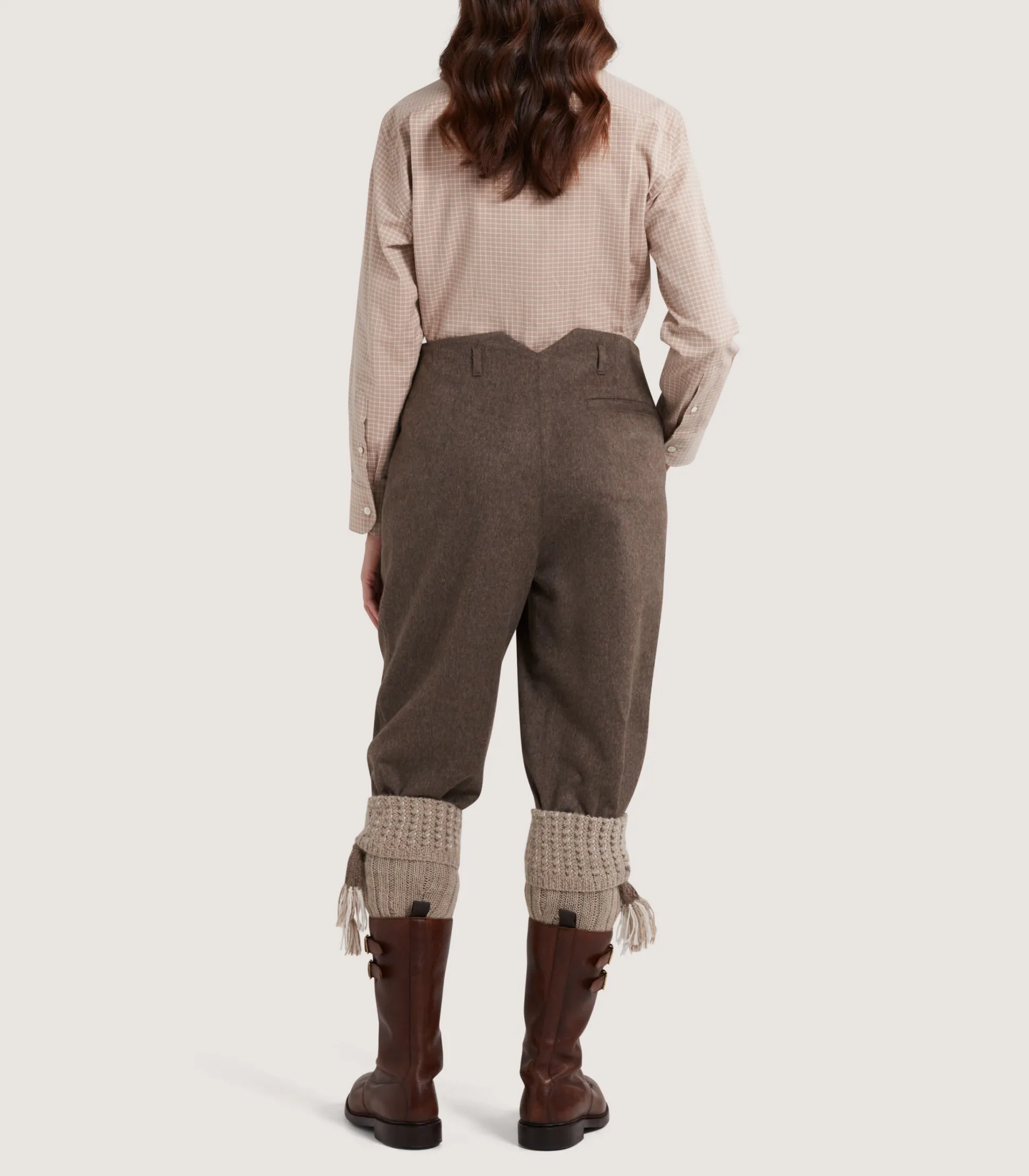 Women's Tattersall Sporting Shirt in Rose
