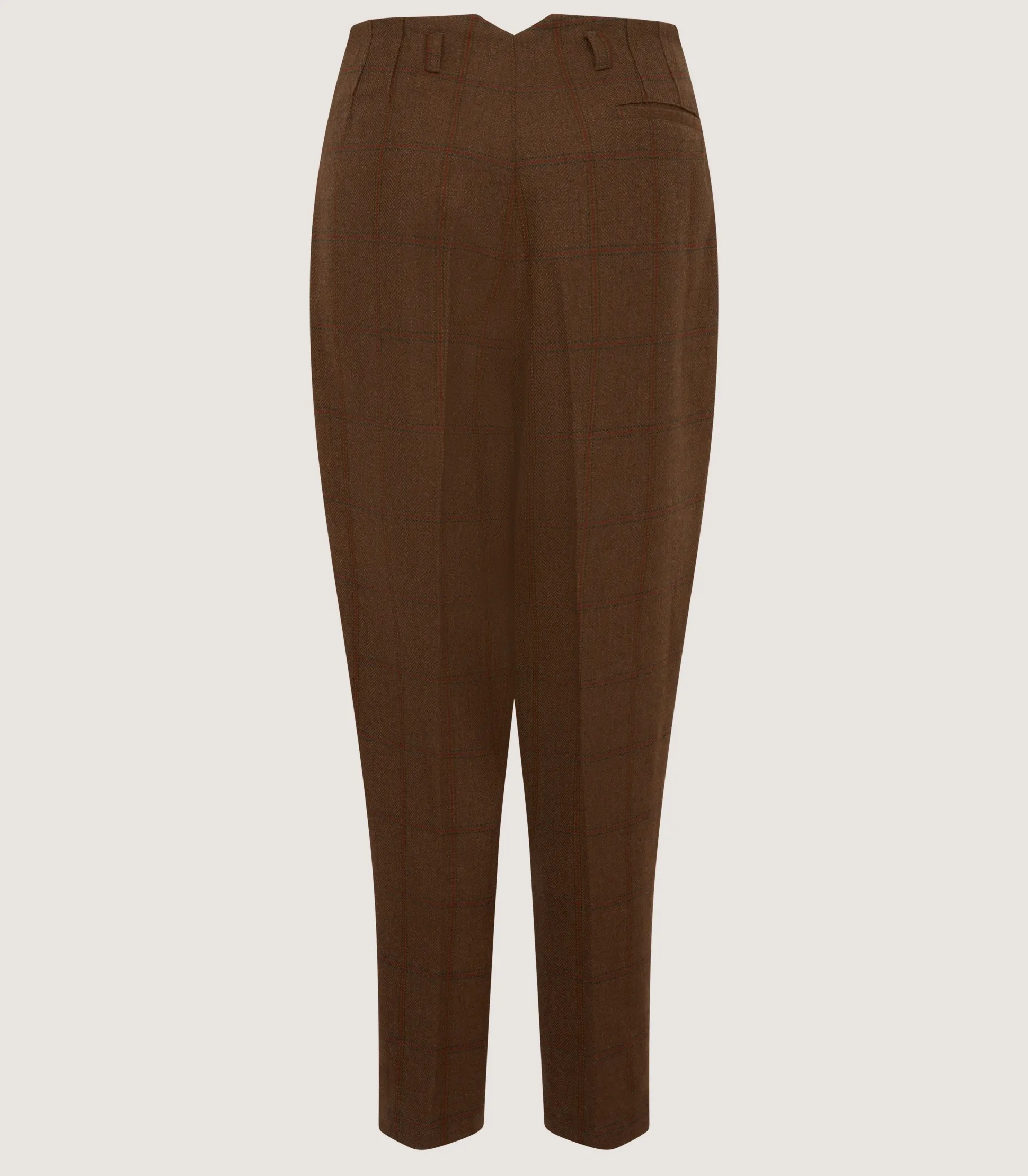 Women's Technical Tweed Two Pleat Sporting Trouser In Lomond