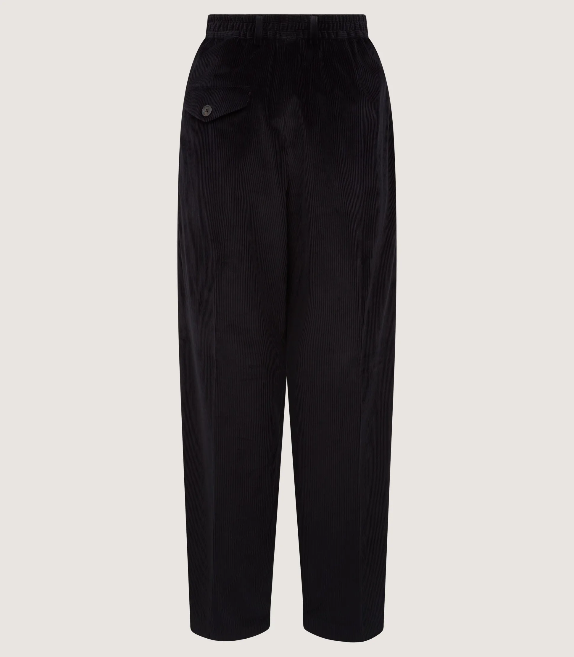 Women's Triple Pleat Trouser In Black