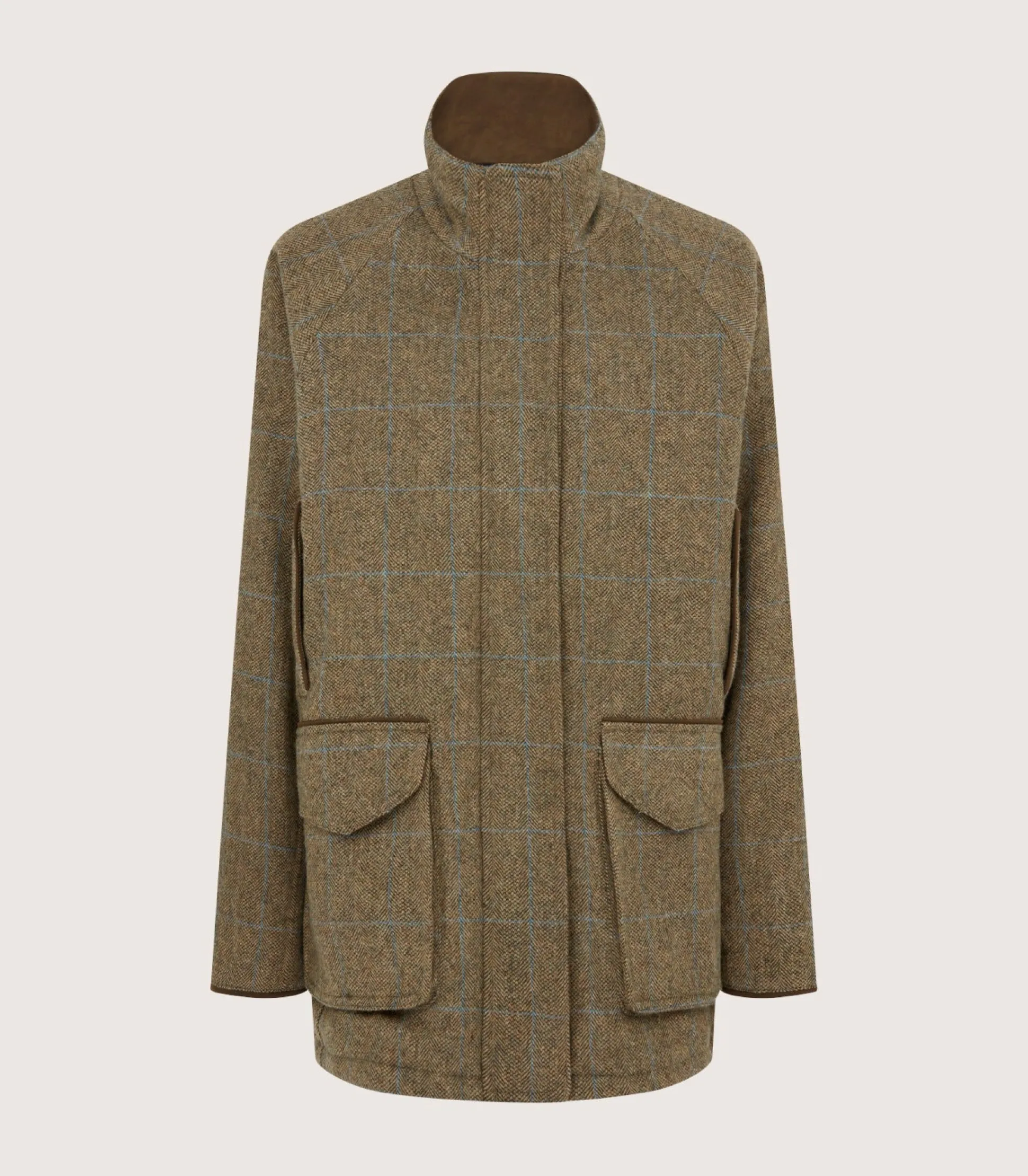 Women's Tweed Raglan Field Coat In Macaterick