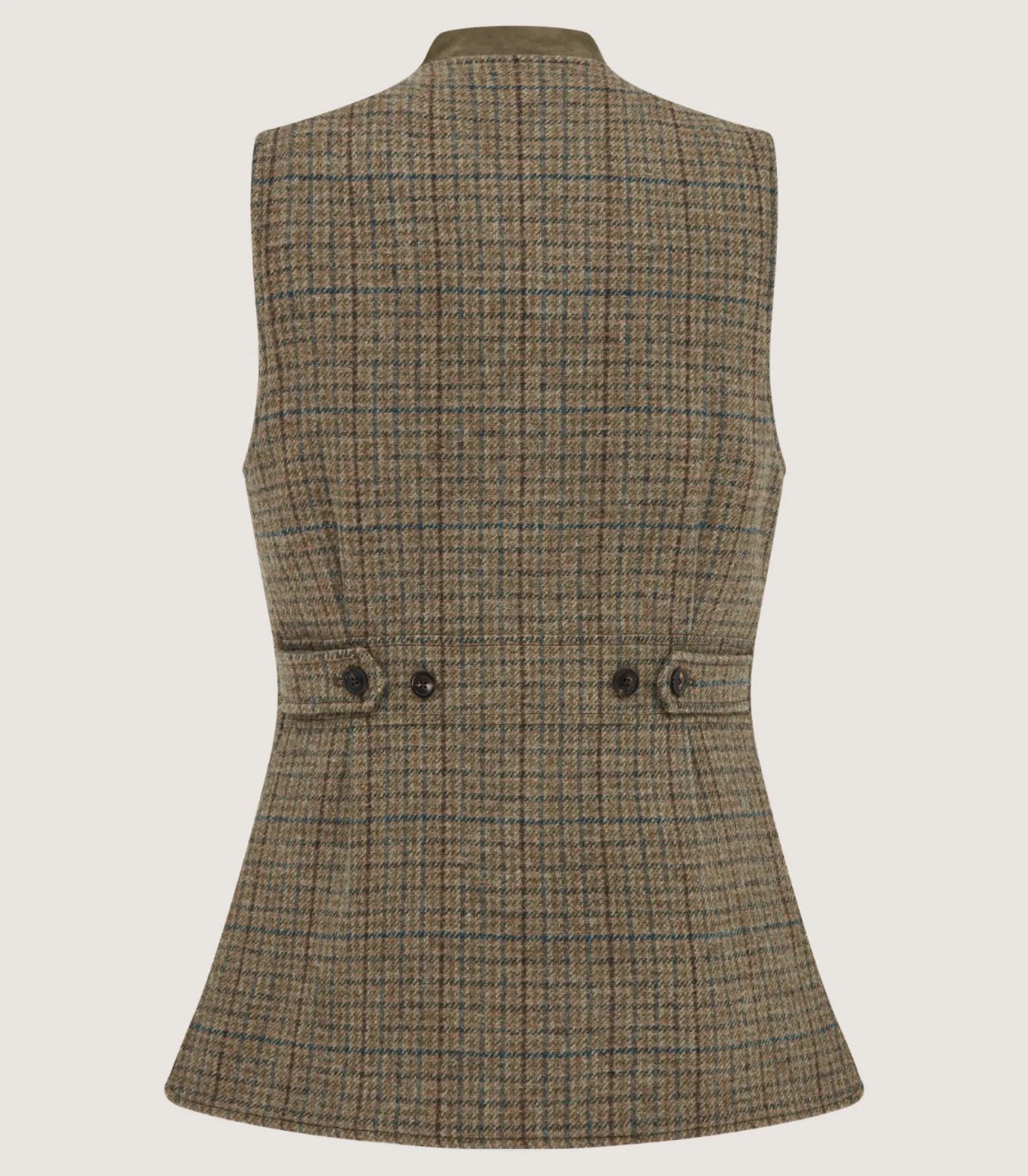 Women's Tweed Sporting Vest in Maree